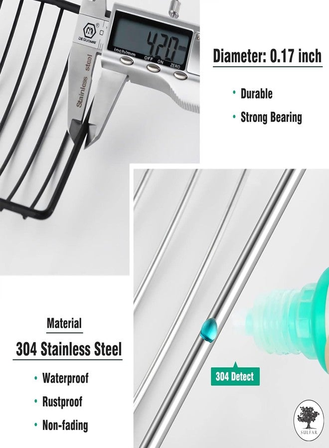 الكبريت حامل صابون من الفولاذ المقاوم للصدأ، رف لاصق مثبت على الحائط، حامل إسفنج، رف تخزين موفر للمنزل والمطبخ والحمام والاستحمام (عبوة من قطعة واحدة) - Image 3